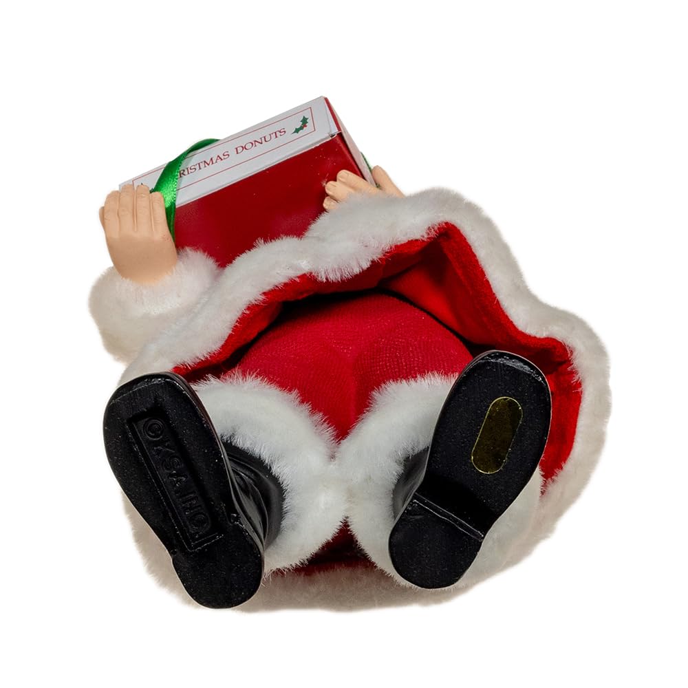 Amazon.com: Kurt Adler 10.5-inch Fabriché™ Santa with Box of